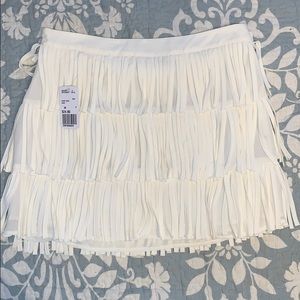 NWT Fringe Skirt F21